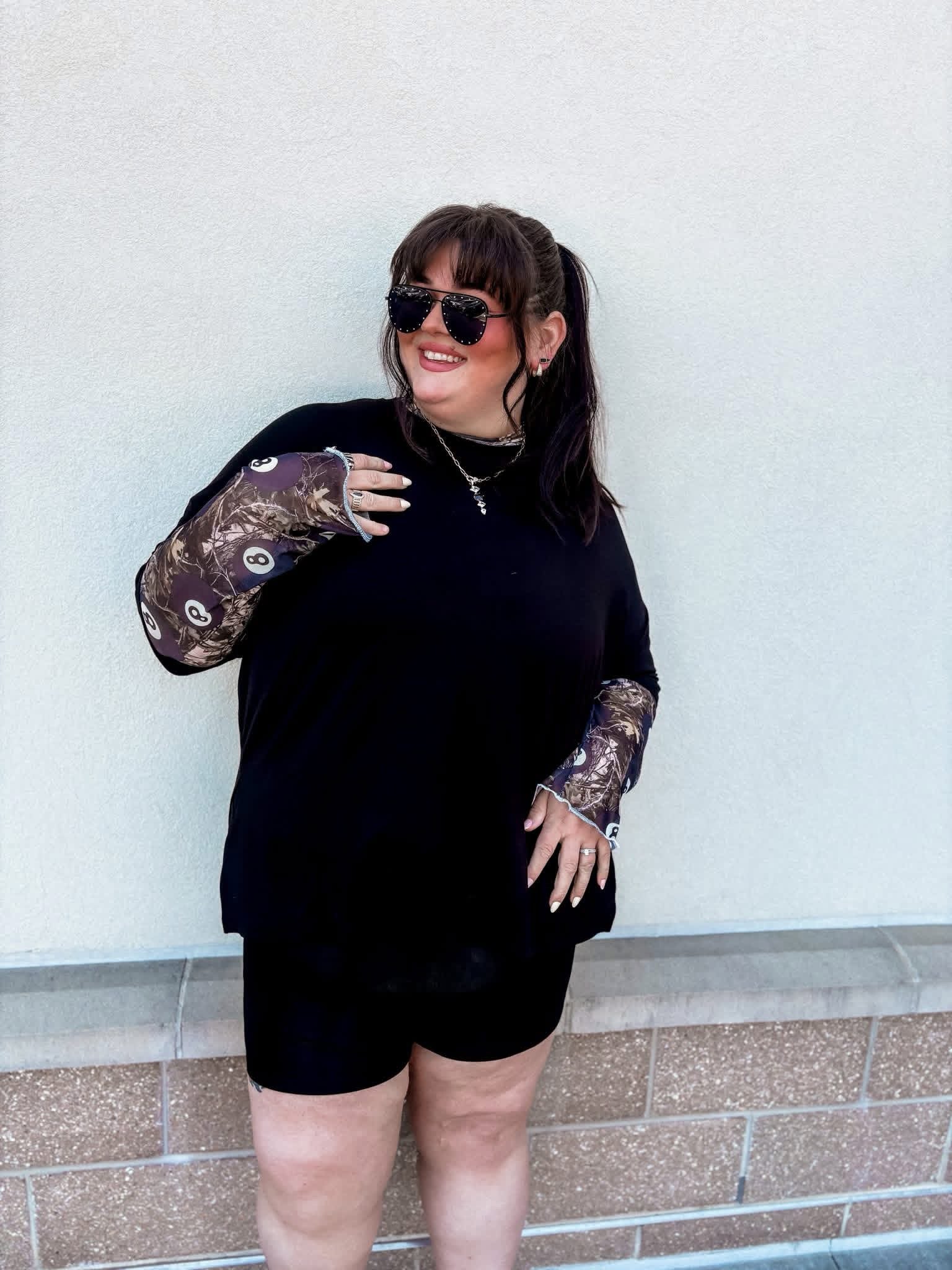 Licorice Womens Biker Short Set