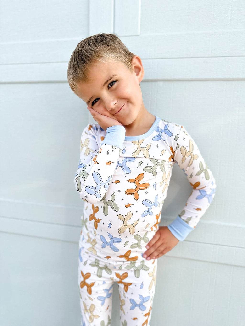 Retro Balloon Dogs Two Piece Set