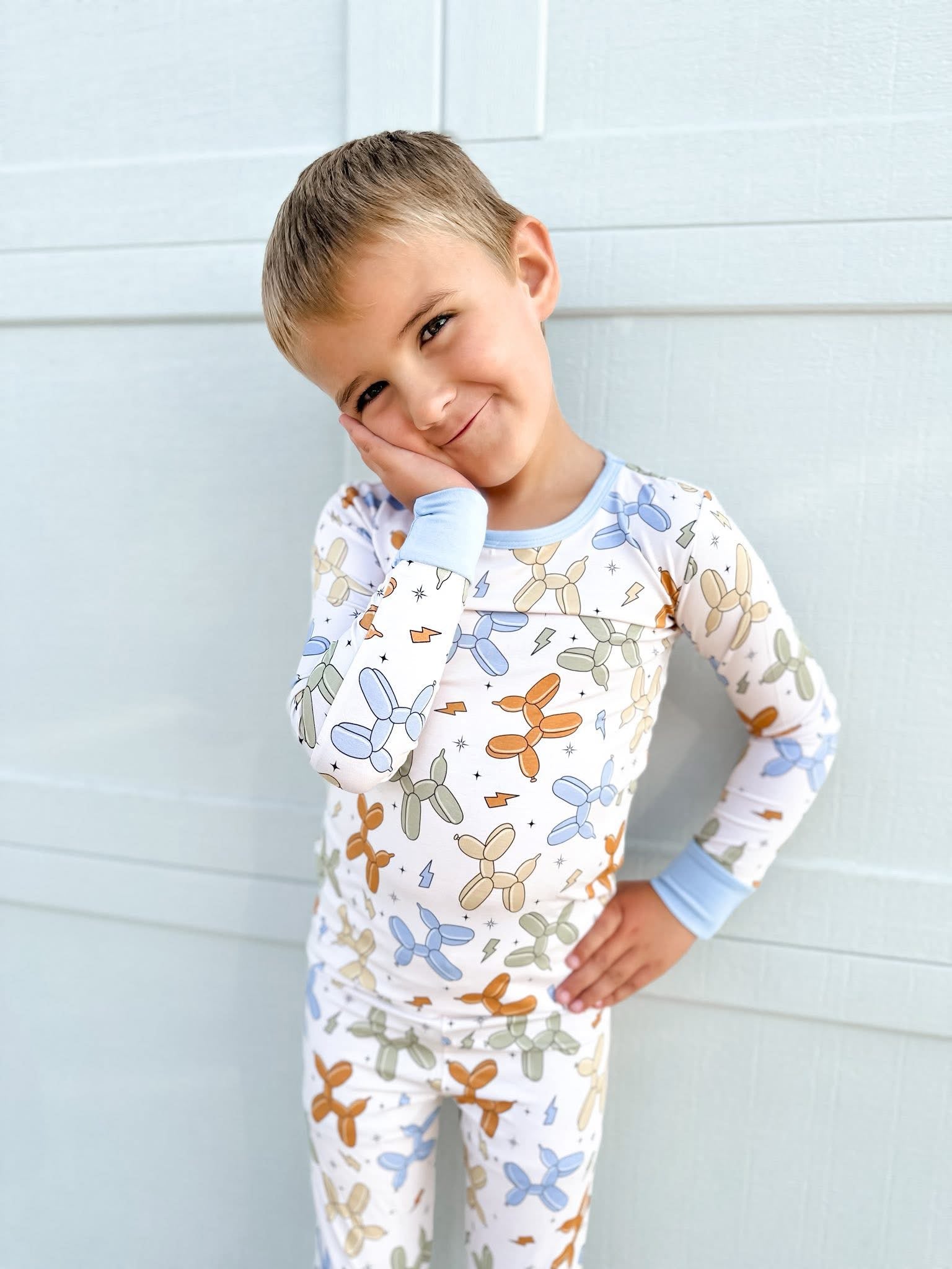 Retro Balloon Dogs Two Piece Set