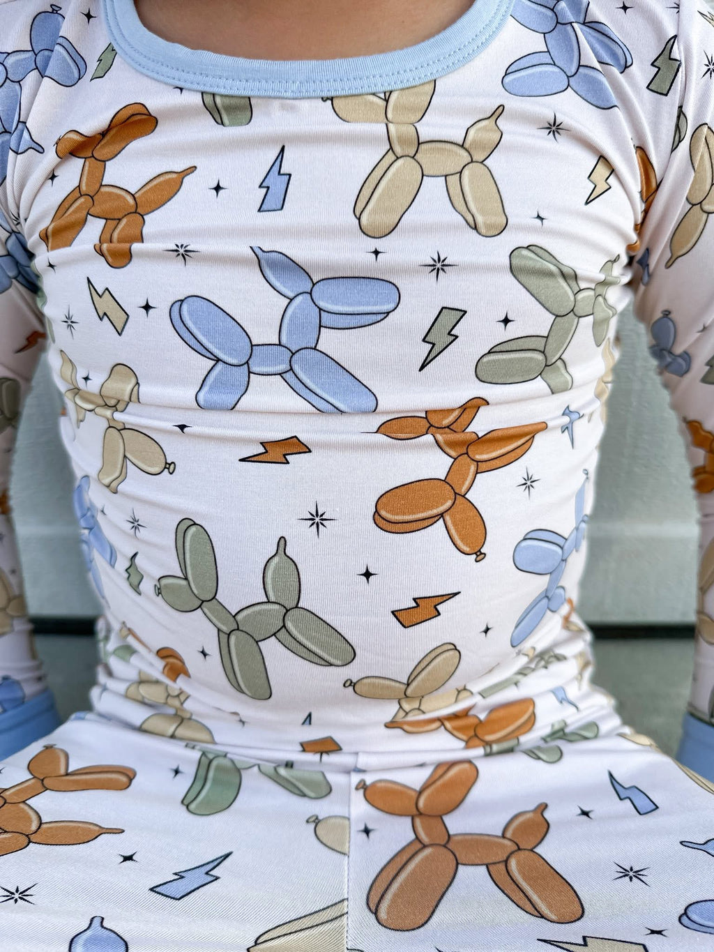 Retro Balloon Dogs Two Piece Set