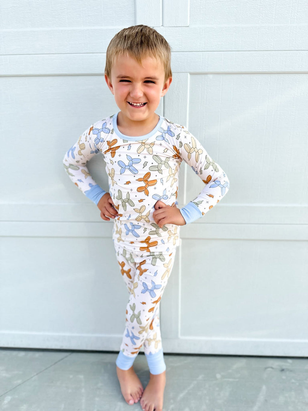 Retro Balloon Dogs Two Piece Set