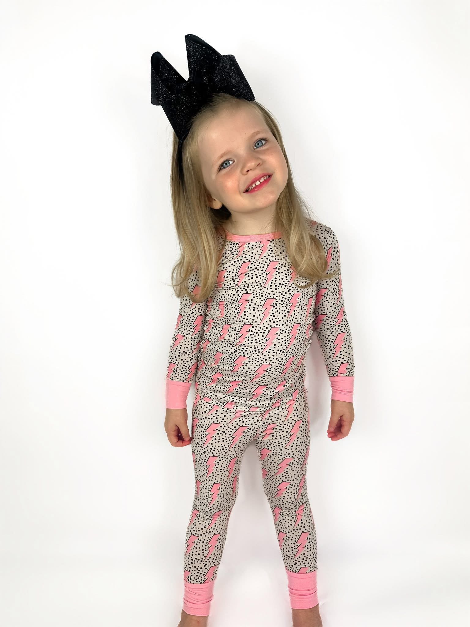 Pink Bolts Two Piece Set