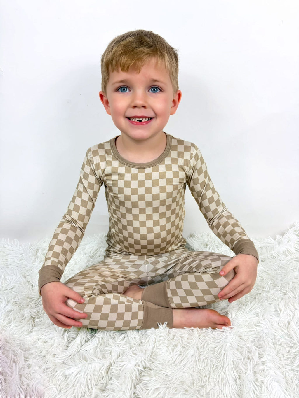 Sand Checks Two Piece Set