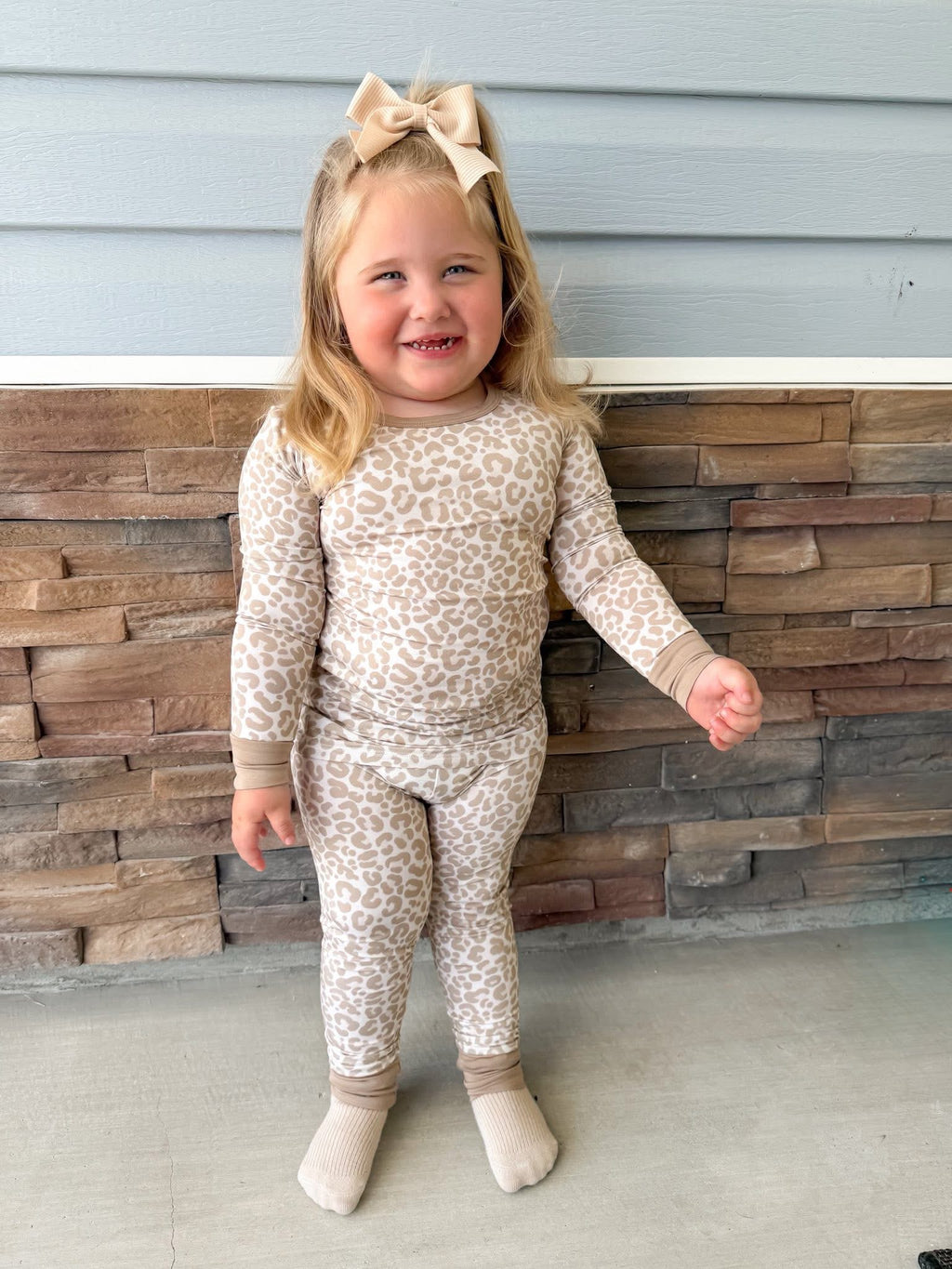 Oat leopard Two Piece Set