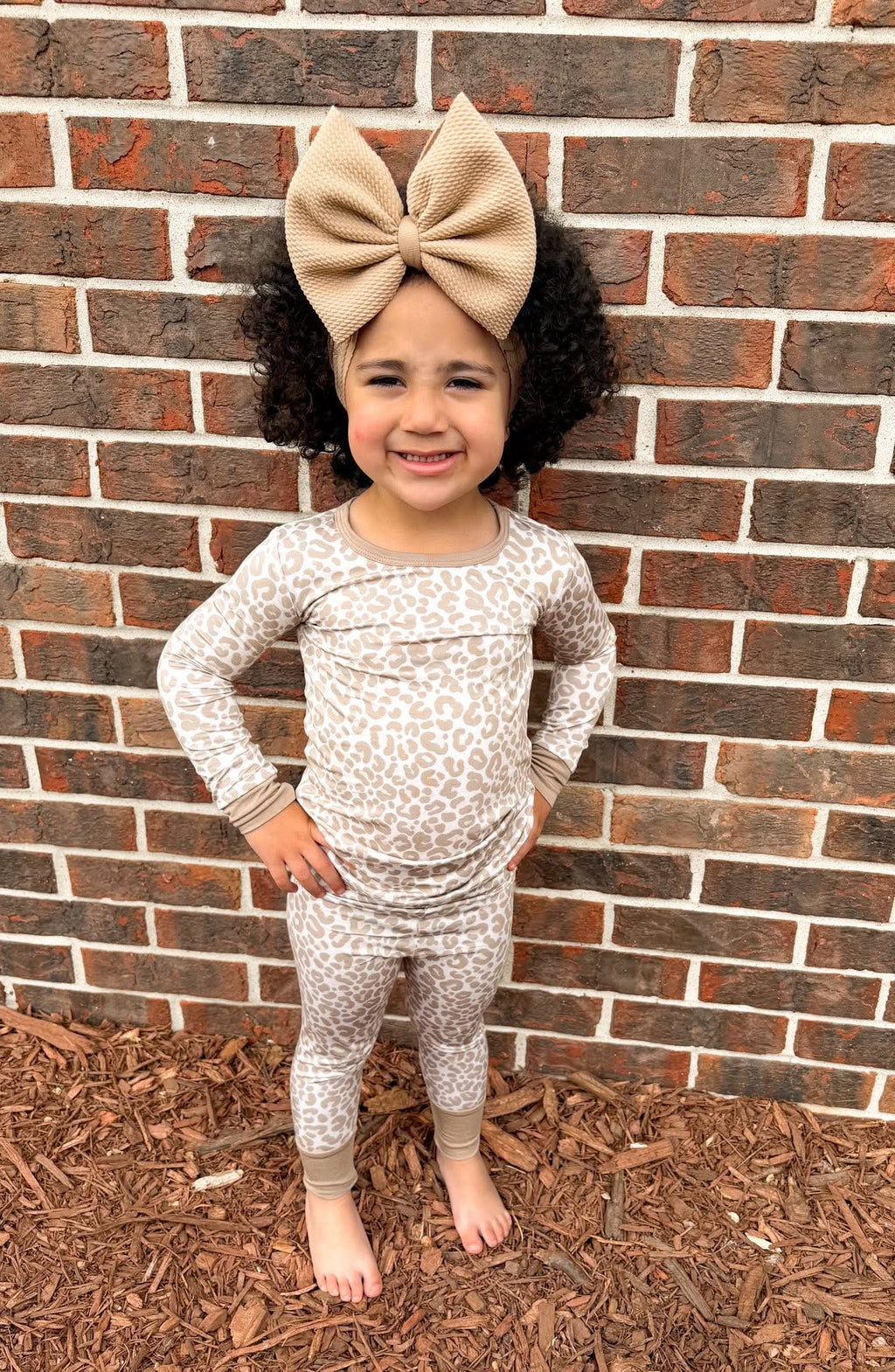 Oat leopard Two Piece Set