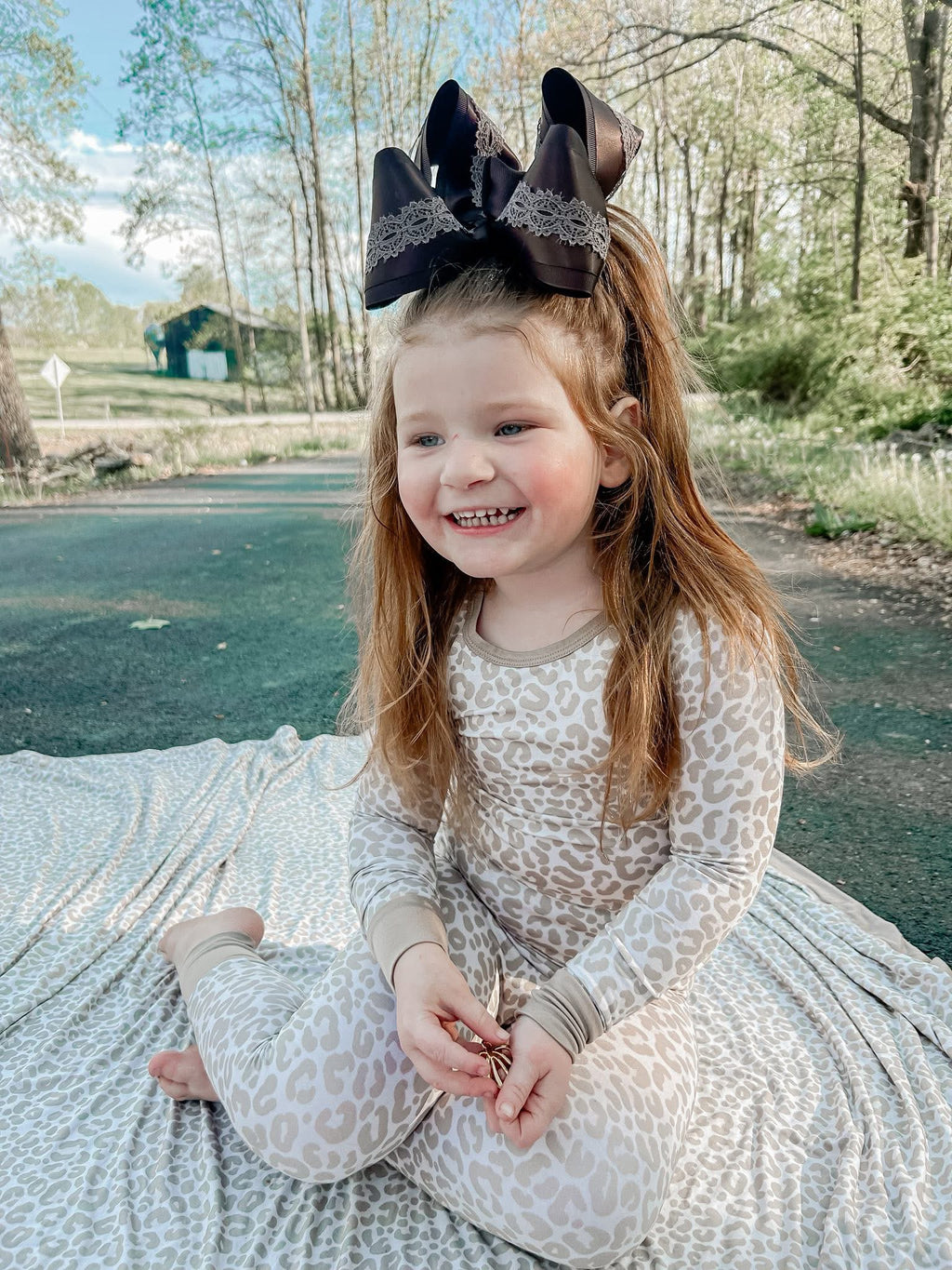 Oat leopard Two Piece Set