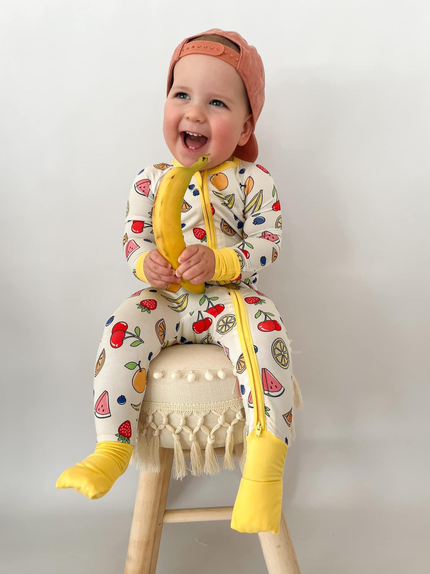 Fruit Salad Double Zippy Romper