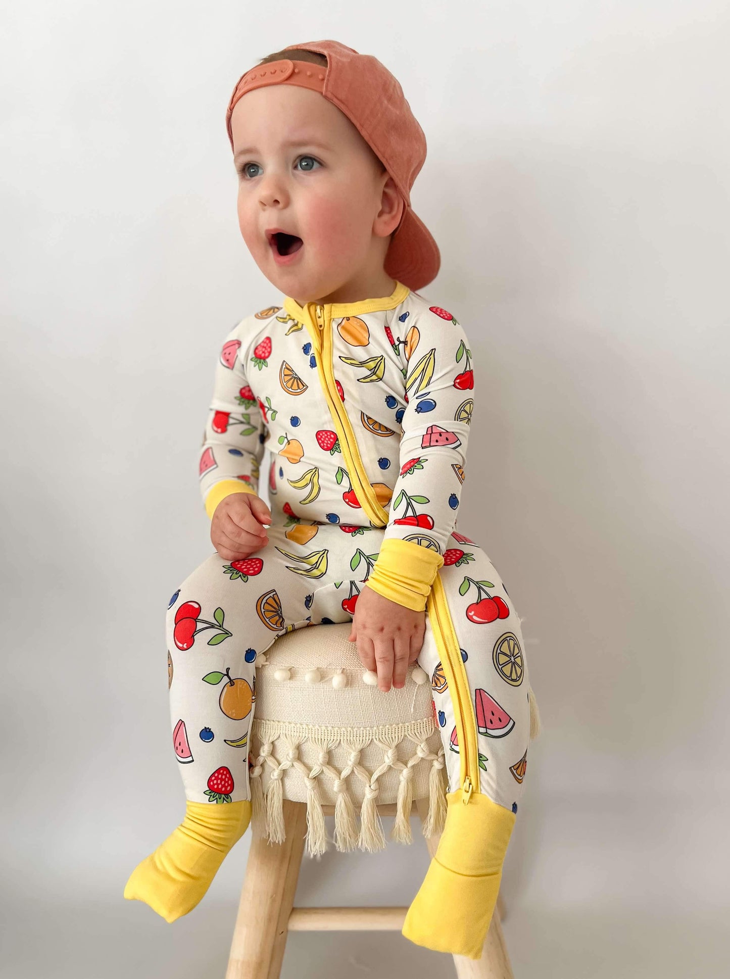 Fruit Salad Double Zippy Romper