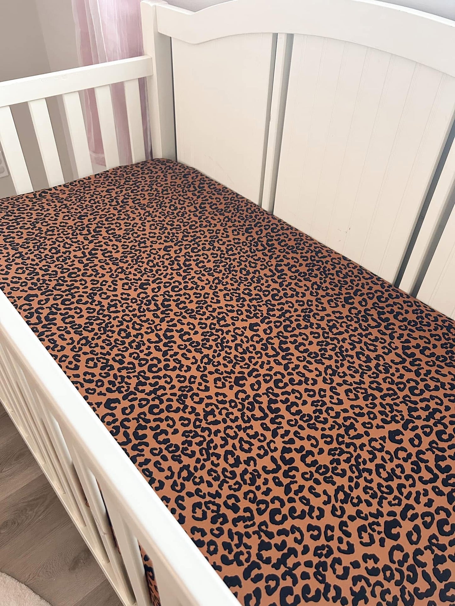 Luxe Leopard Crib Sheet