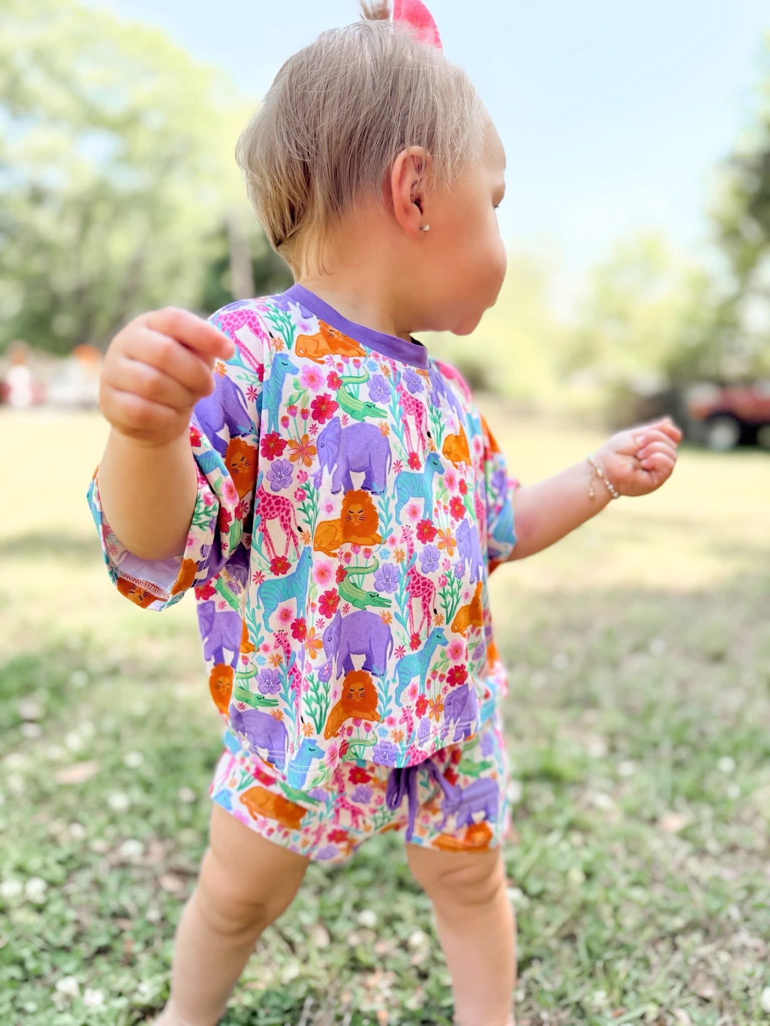 Safari Dreams Oversized Short Set