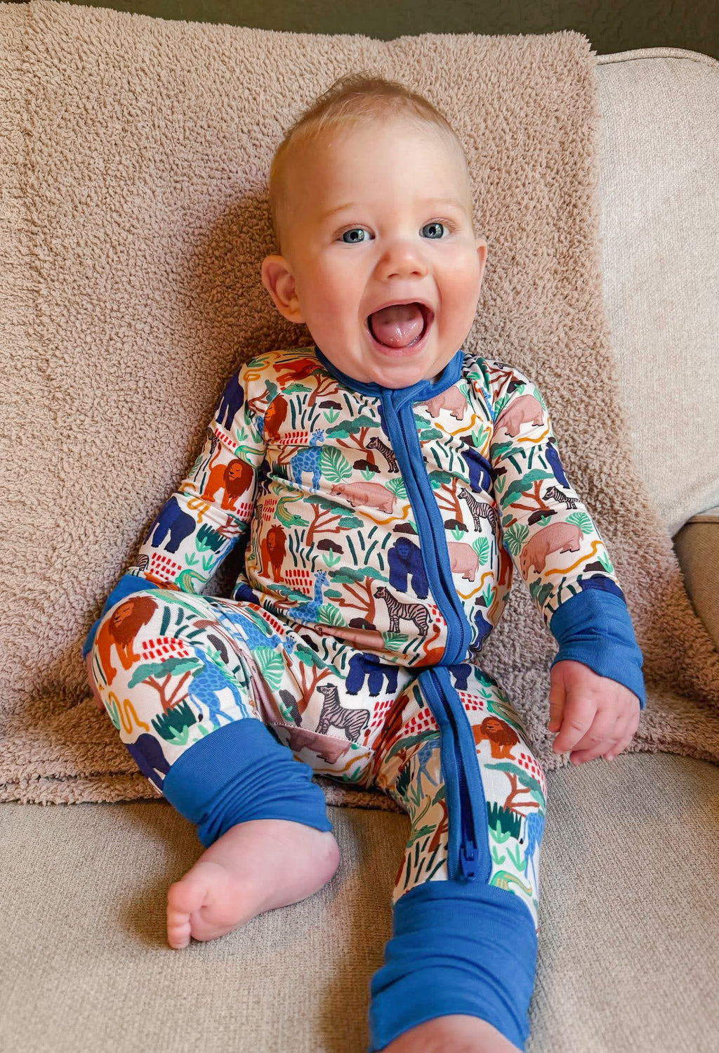 Jungle Scouts Double Zippy Romper