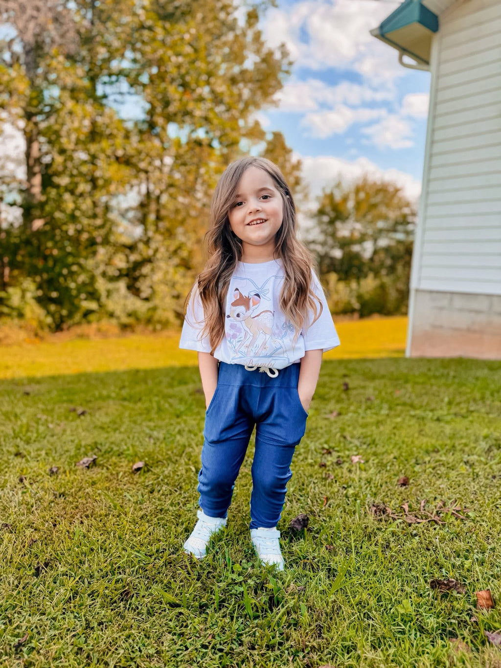 Blueberry Ribbed Joggers