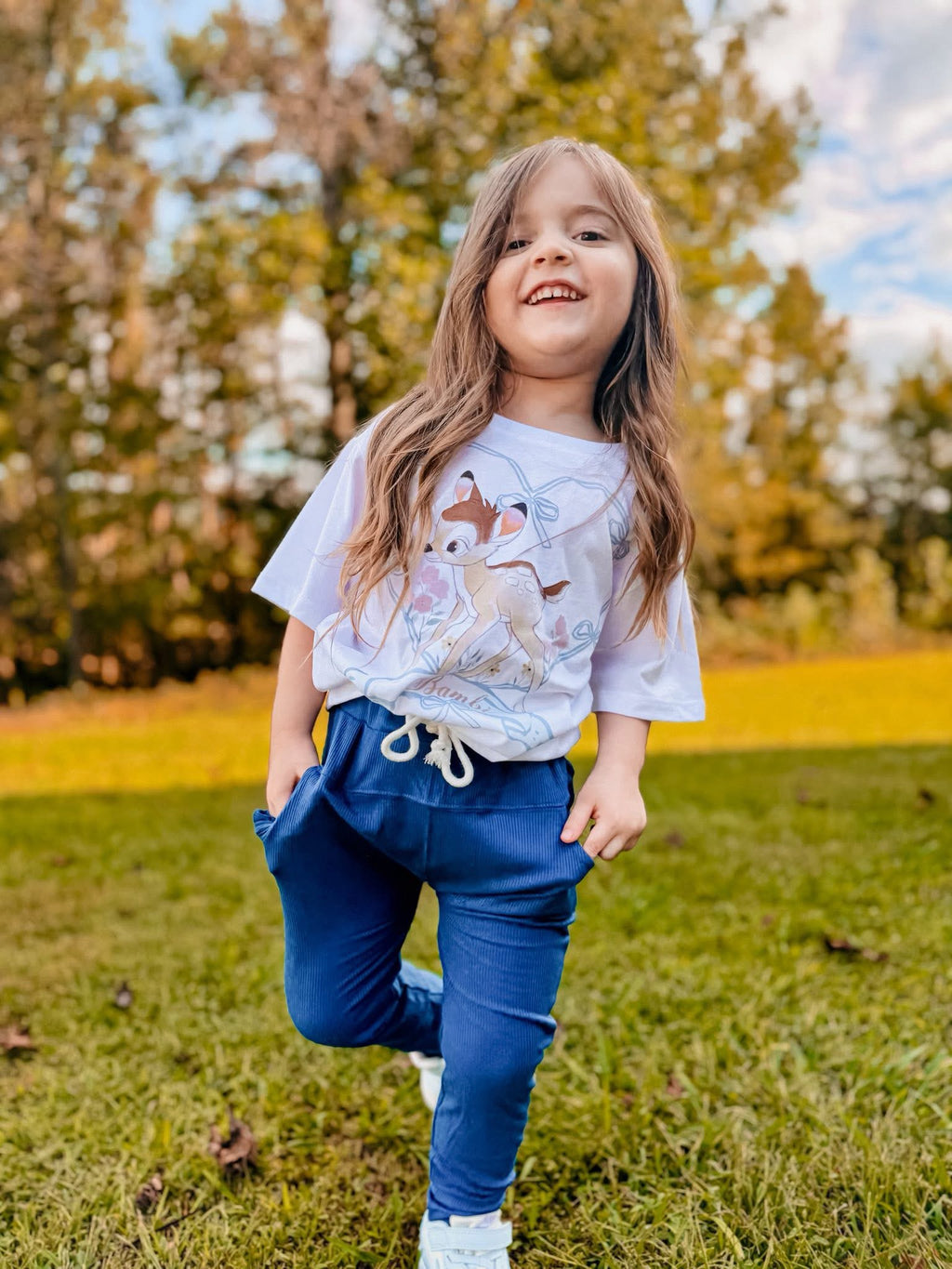 Blueberry Ribbed Joggers