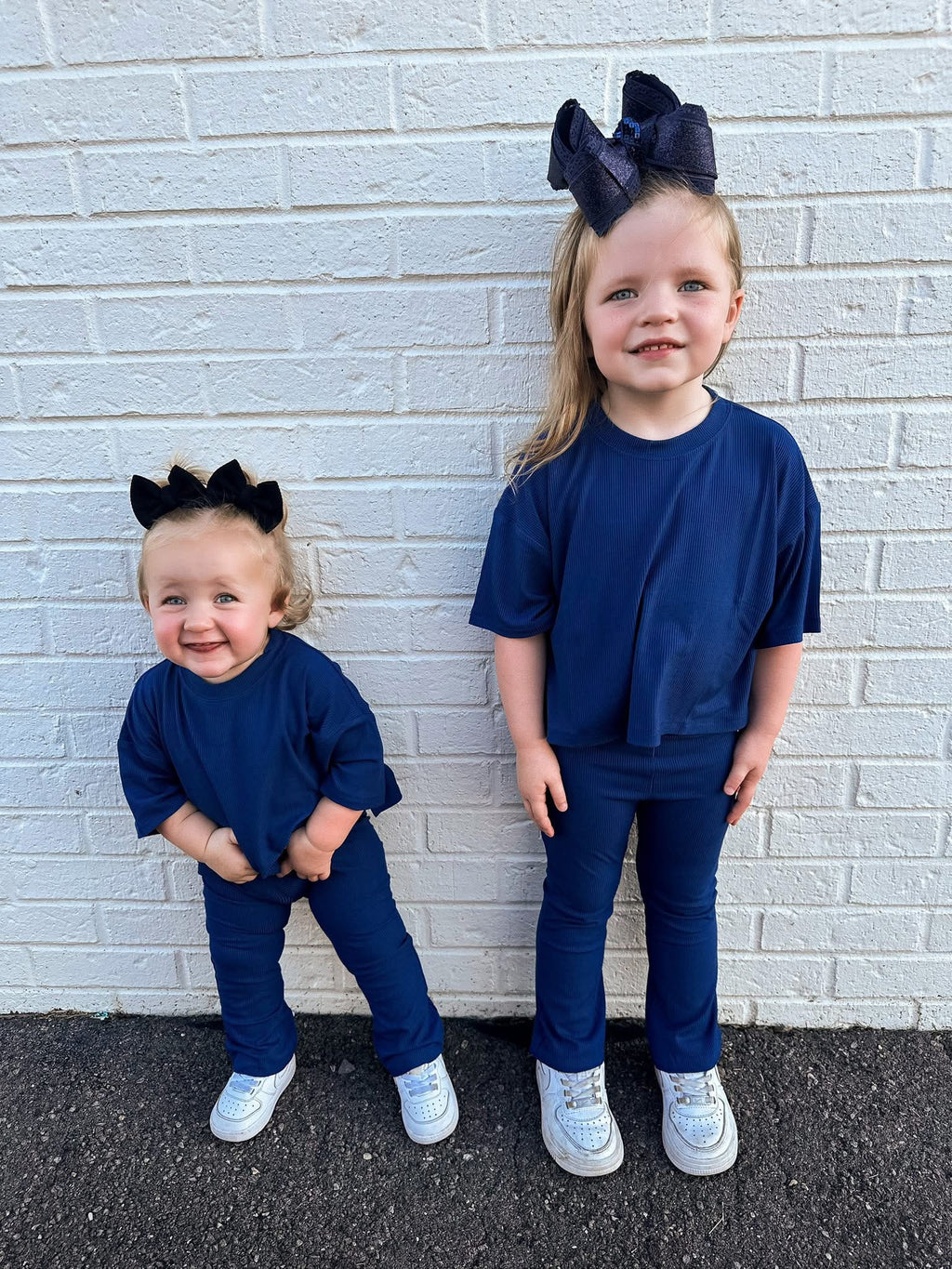 Blueberry Kids Ribbed Daywear Pant Set