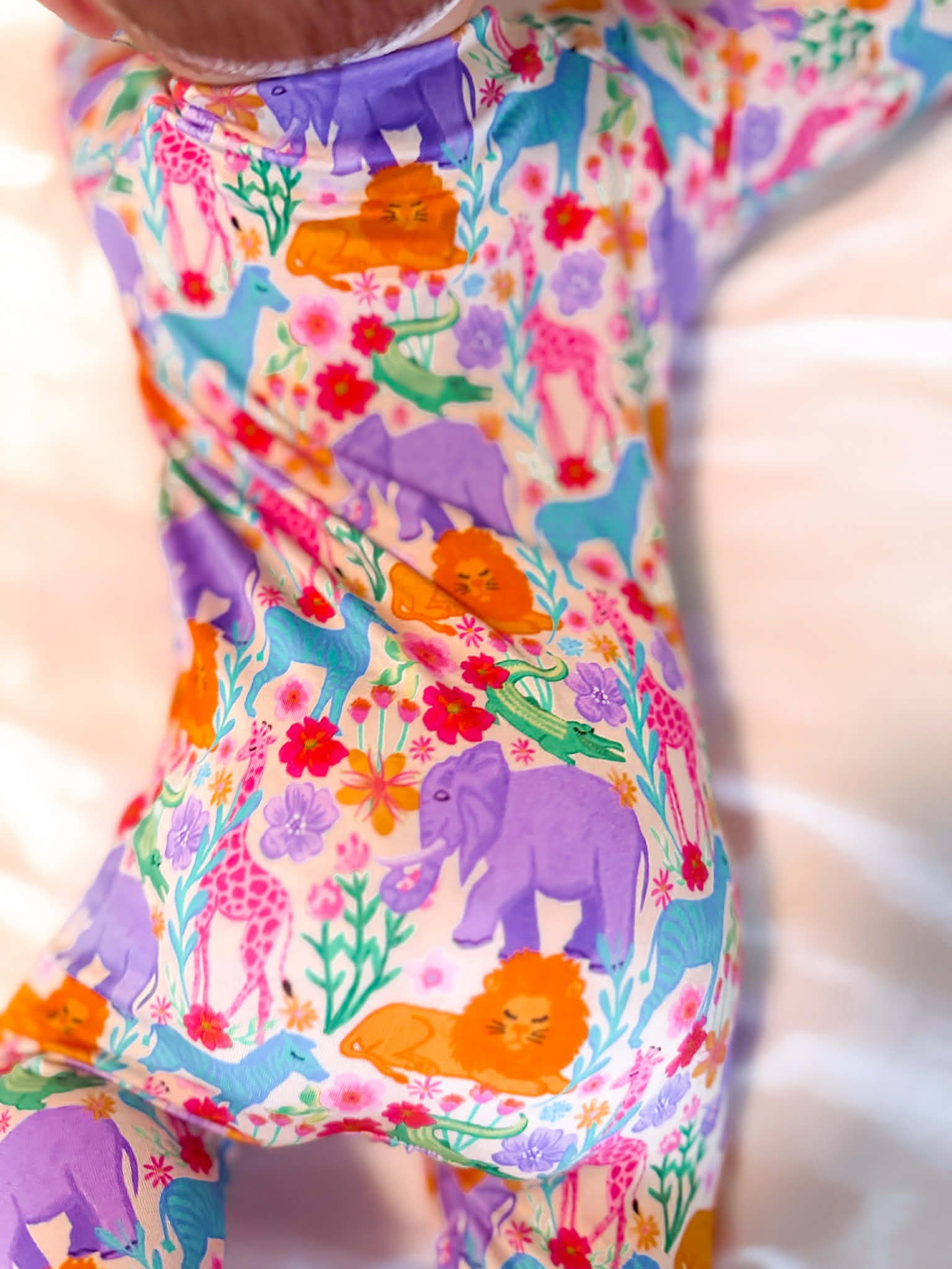 Safari Dreams Double Zippy Romper