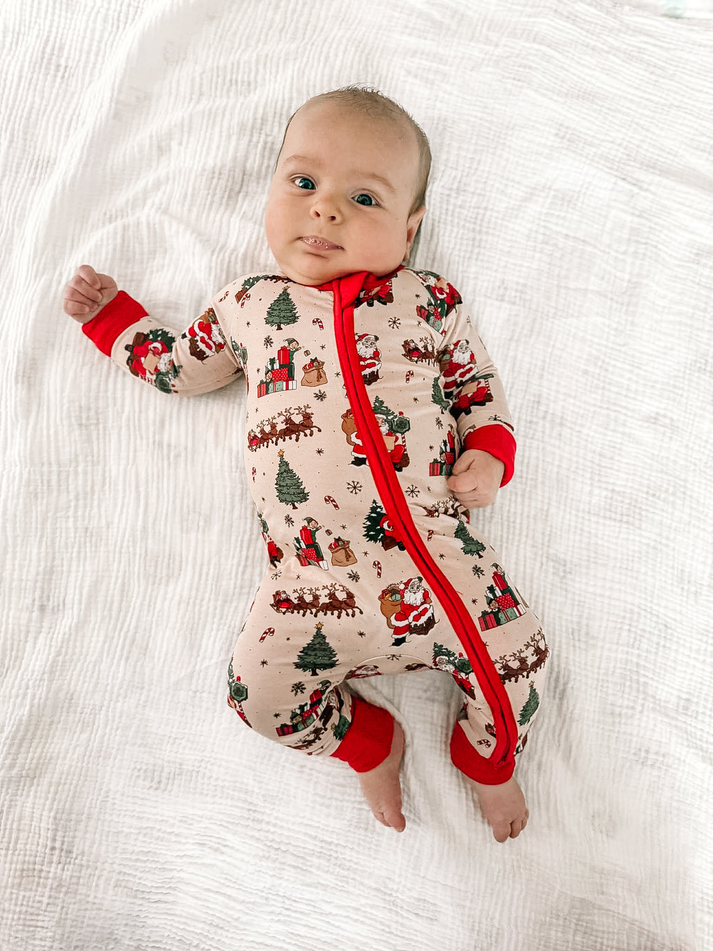 Bronx&Co. Northpole Double Zippy Romper