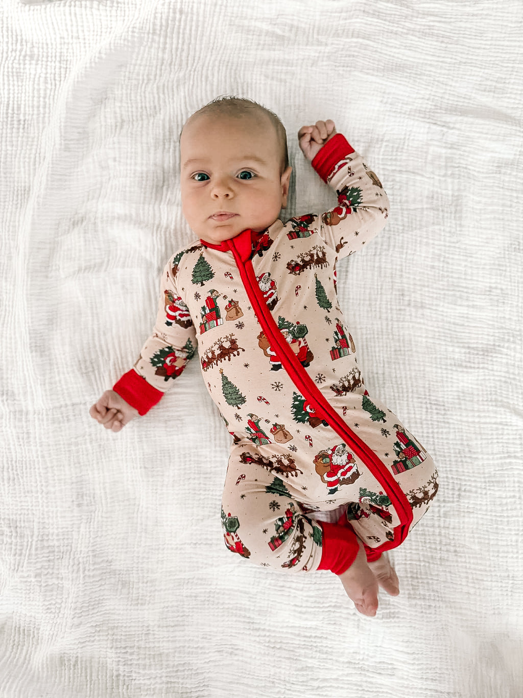 Bronx&Co. Northpole Double Zippy Romper