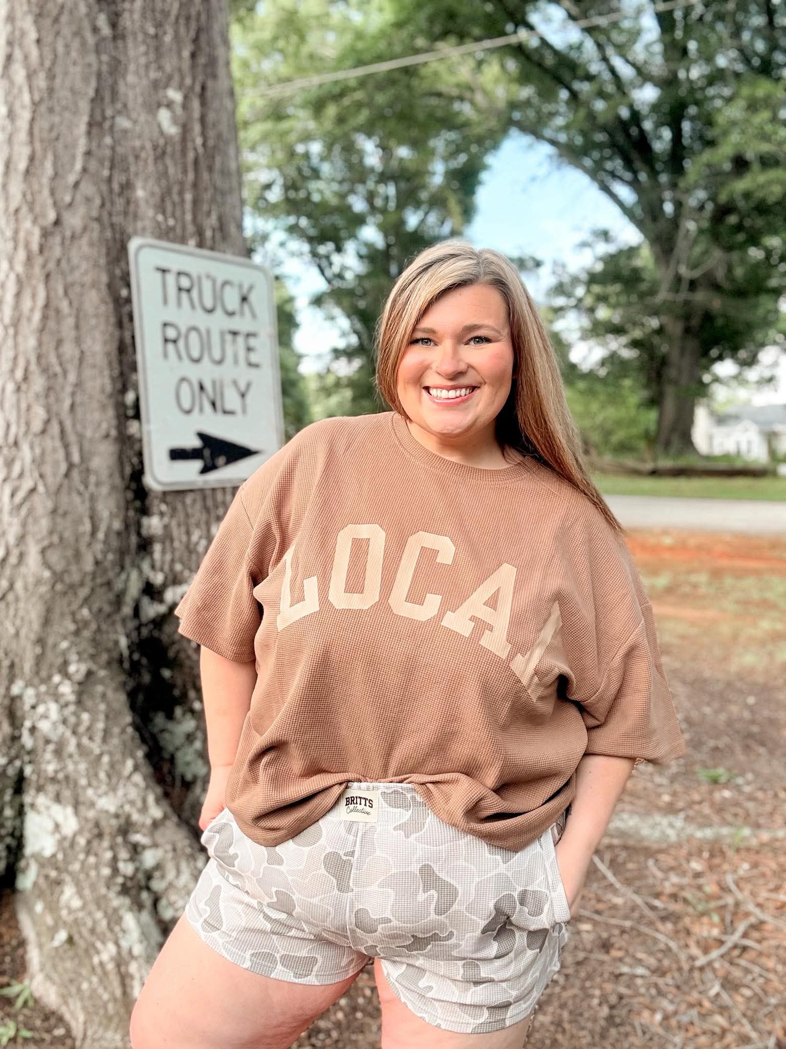 Local Waffle Knit Short Set